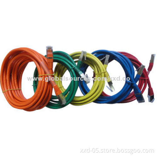 Fluke Test FTP Cat6 Patch Cable, Purple PVC for Networking Complies, RoHS Mark, 1/2/3/5/10/15/20m